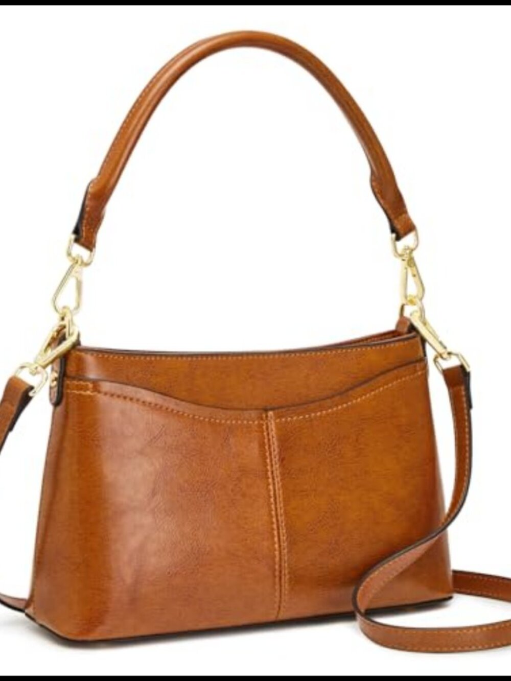 Kattee Leather Crossbody Bag Small Purse Handbag Adjustable Strap